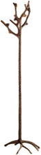 Rustic Countryside Festive Pinecone Standing Coat Rack Hanger Metal Home Decor
