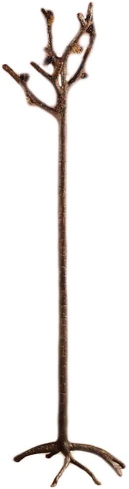 Rustic Countryside Festive Pinecone Standing Coat Rack Hanger Metal Home Decor