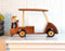 Hand Made Wood Retro Classic Style Golf Cart Pit Car Wine Holder Figurine Decor