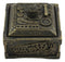 Ebros Steampunk Time Machine Mechanical Gears Design Lidded Jewelry Box Figurine