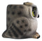 Whimsical Great Horned Owl Owlet Baby Stationery Pen Make Up Brush Holder Statue