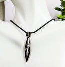 Ebros Tribal Surf Board Stainless Steel SS316 Jewelry Medallion Pendant Necklace