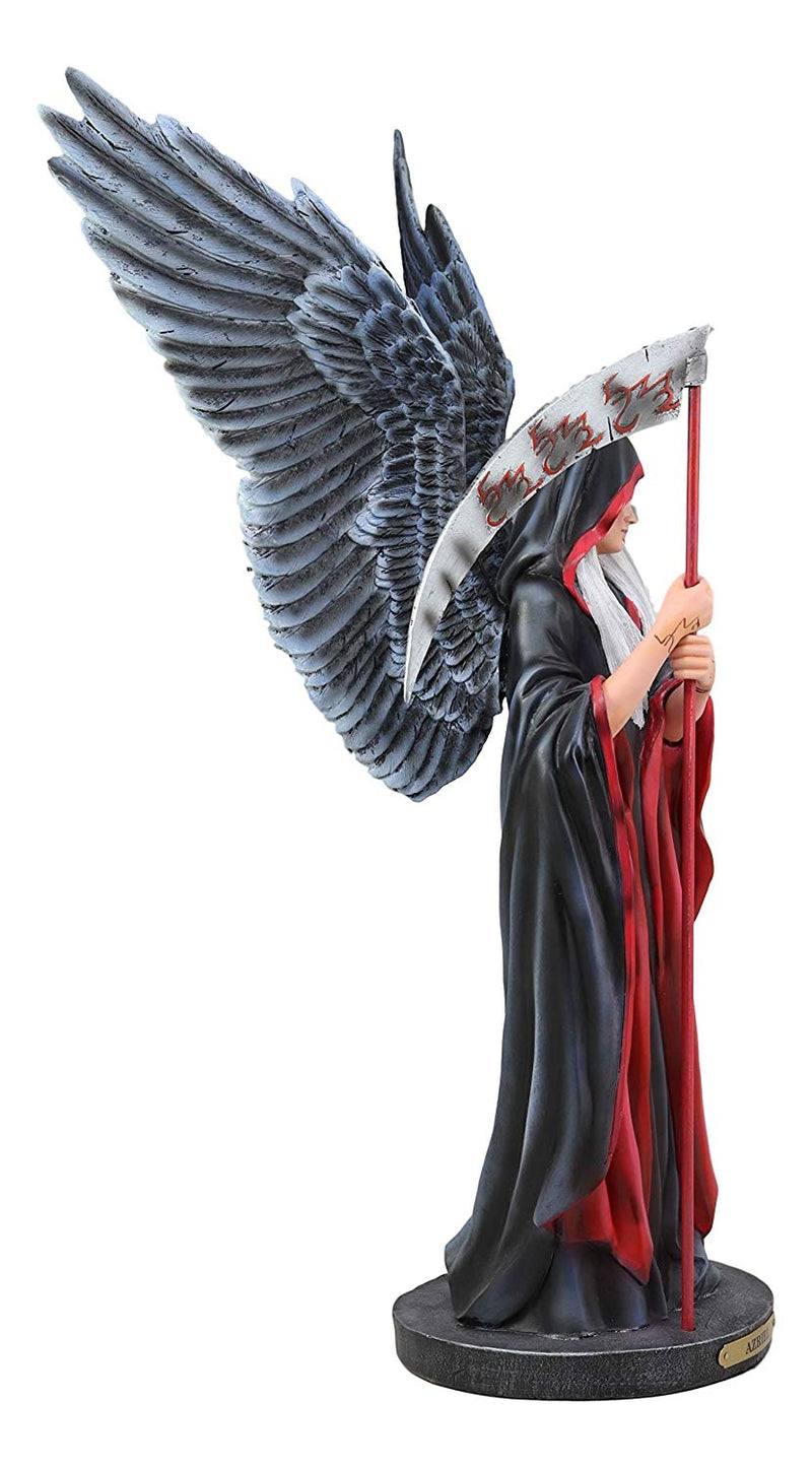 Large Ruth Thompson Archangel Azriel Angel Of Death Holding Scythe Statue Azrael