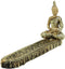 Golden Thai Buddha Amitabha Meditating in Dhyana Mudra Incense Holder Statue