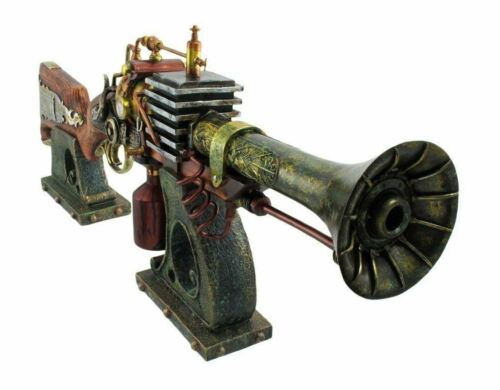 Ebros Annialator MK II Steampunk Rifle Figurine 29" Long Gas Chamber Ionizer Figurine