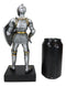 Medieval Armory Valiant Crusader Knight Of Cross With Axe And Shield Figurine