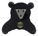 Ebros Whimsical Black Bear Toilet Paper Holder Bathroom Wall Decoration 8.25"Tall