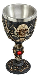 Pirate Star Boneyard Ossuary Skull Sacrifice Wine Goblet Drink Chalice Cup 6oz
