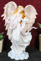 Ebros Heavenly Seraphim Angel Of Wisdom And Worship With Doves On Clouds Figurine