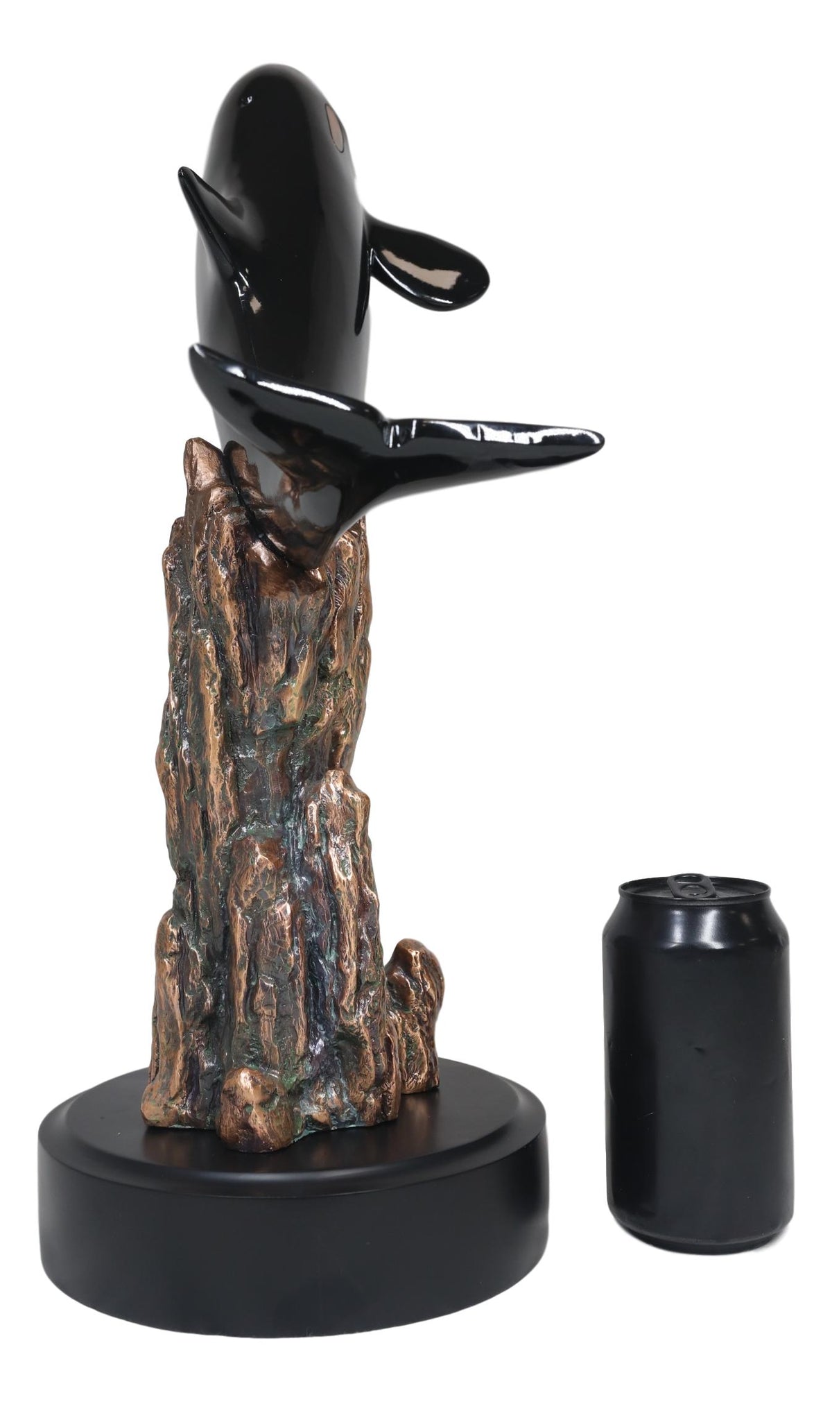 Ebros Large Nautical Marine Sea Orca Killer Whale Swimming By Coral Reefs Statue - Ebros Gift