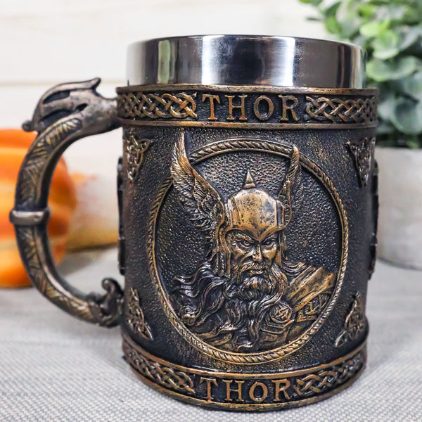 Norse Tradesan Véritable corne à boire viking – 500 l chope à bière Norse Tradesan Véritable corne à boire viking – 500 l chope à bière
