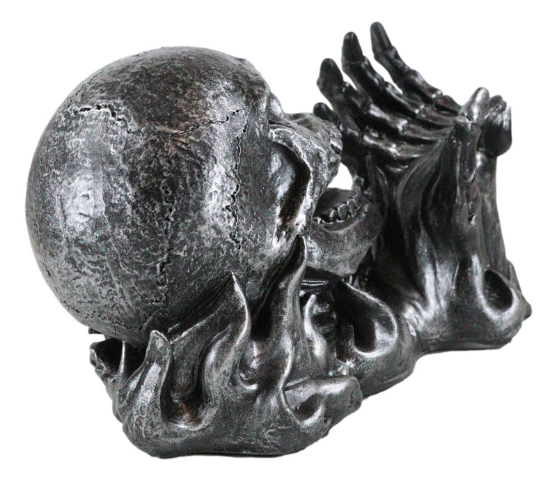 Dead Rising Skull Hell's Booze Ghost Rider Flame Skeleton Wine Holder Figurine