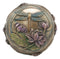 Ebros Nouveau Dragonfly Flitting Lily Over The Pond Round Jewelry Box Figurine