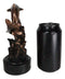 Gay Dolphins Swimming By Ocean Coral Reef Electroplated Bronze Resin Figurine