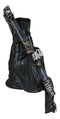 Death On The Shelf Gothic Grim Reaper With Scythe Sitting Shelf Sitter Figurine