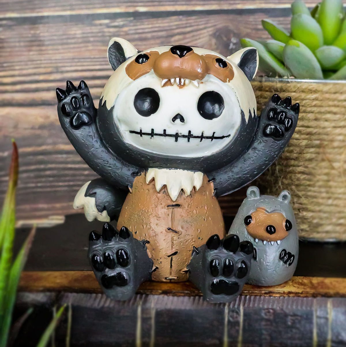 Furrybones Wolfie Figurine Wolverine Costume 4 Inch Tall Collectible Statue