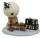 Ebros Eternal Friday 13th Birthday Celebration of Lucky The Skeleton Statue 3.5" Long The Unfortunate Luck of The Lightning Rocker Collectible Figurine