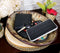 Rustic Western Turquoise Aztec Pattern Faux Wood Organizer Bowl Tray Basket
