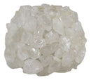 Quartz Crystal Mineral Stone Rocks Floral Vase Modern Accent Sculpture 10"L