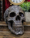 Mesoamerican Maya Aztec Skull Statue 5"Tall Tribal Tattoo Mexica Pantheon Gods