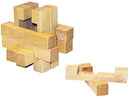 Ebros Frank Lloyd Wright Square Hidden Rattle 3D Block Mini Puzzle 3" Height