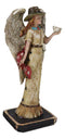 Rustic Western Cowgirl Angel Wearing Cowboy Hat With Dove In Her Hand Figurine