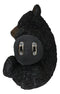 Rustic Western Forest Black Bear Cub Hanging On Branch Wall Or Tree Bark Decor