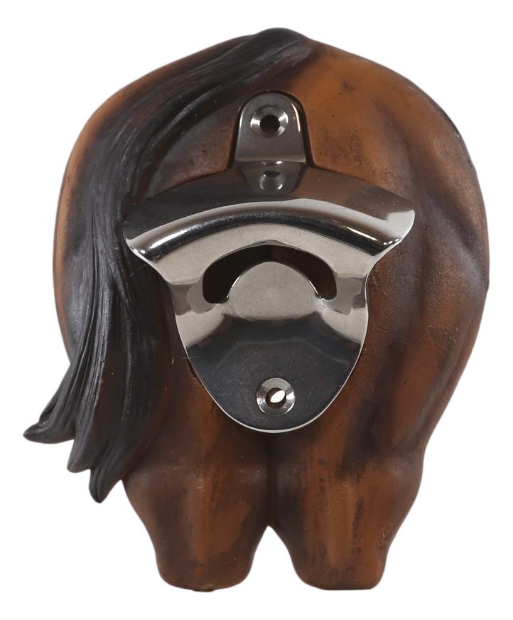 Funny Country Rustic Western Brown Horse Ass Butt Wall Beer Bottle Cap Opener