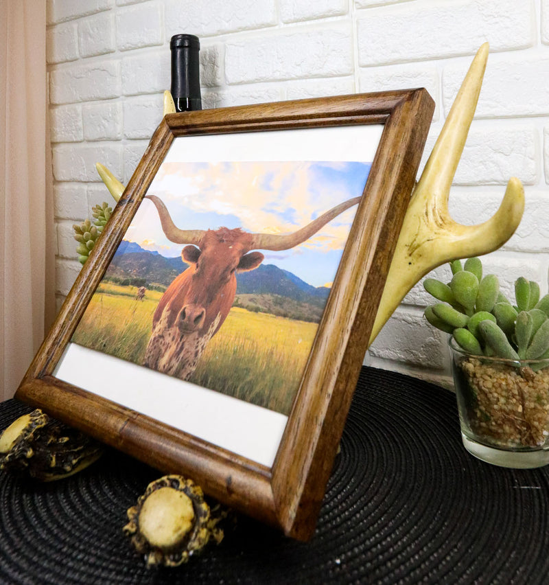 Western Rustic Stag Deer Antlers Book Photo Frame Ipad Tablet Holder Easel Stand