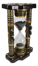 Ebros Endless Time Shifting Warp Column Tower Steampunk Gearwork Sand timer
