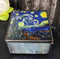 Ebros Van Gogh Starry Night Stained Glass Decorative Box 4"X4" Museum Art