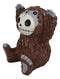Ebros Larger Furry Bones Man or Ape Bigfoot Skeleton Monster Collectible Figurine 3.5" H Furrybones Mythical Legend Mountain Forest Dweller