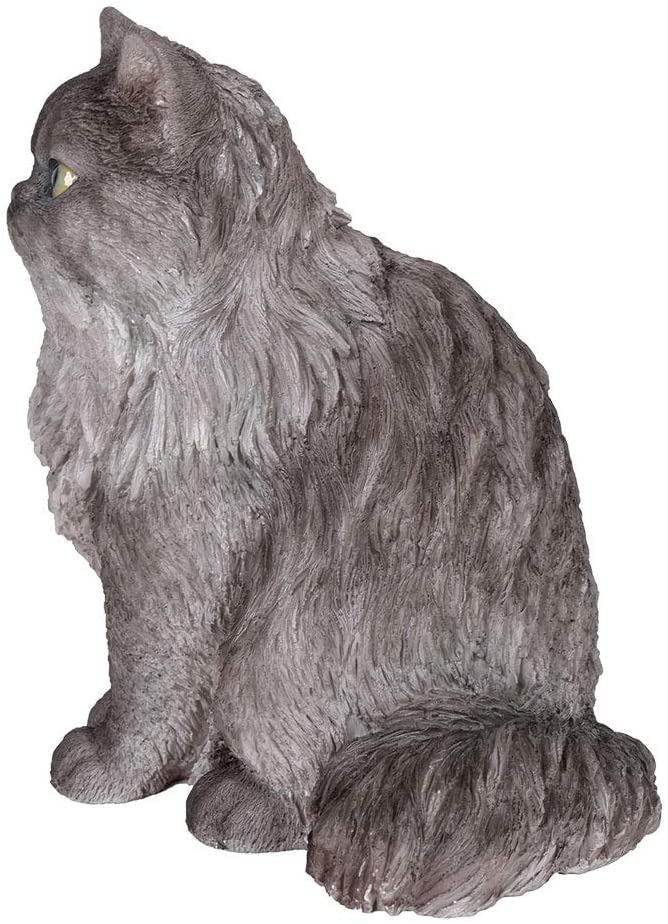 Ebros 12"H Realistic Animal Persian Cat Kitten Collectible Home Decor Figurine