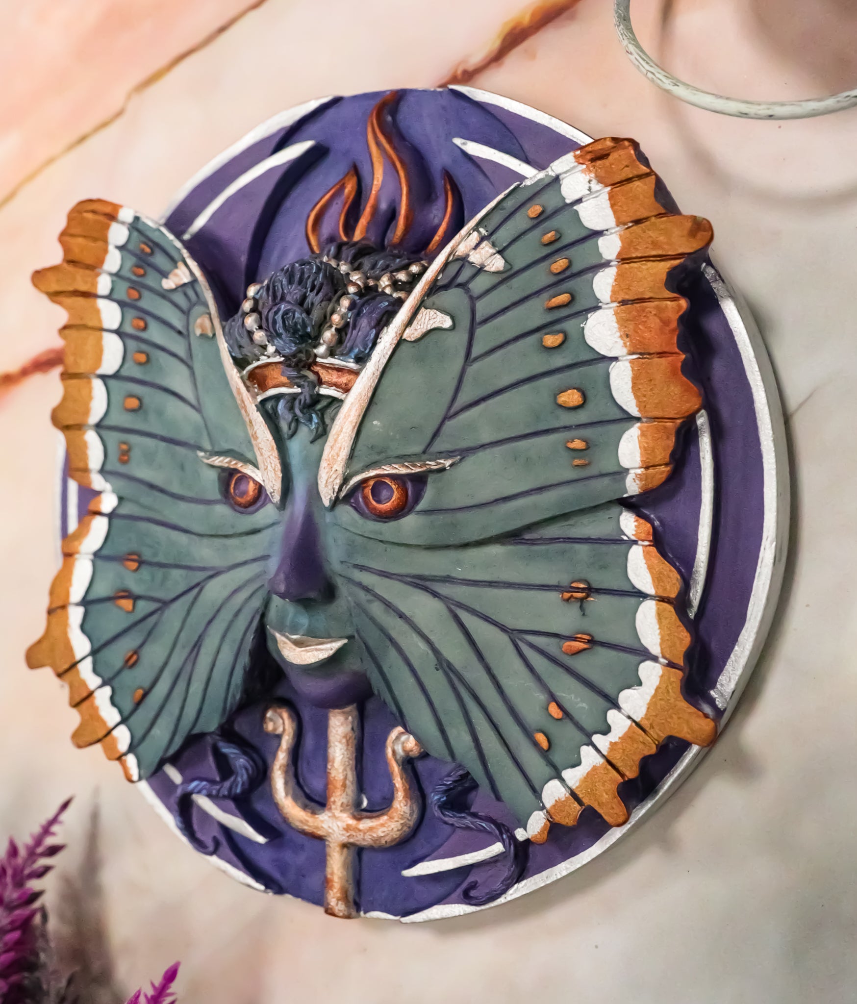 Ebros Butterfly Metamorphosis Psyche Spirit Goddess Decor Wall