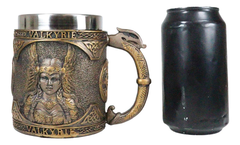 Ebros Norse Mythology Viking Goddess Valkyrie Coffee Mug 13oz Resin Drink Cup Tankard