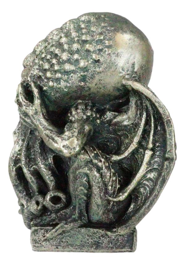 Ocean Cthulhu Skull Monsters Chibi See Hear Speak No Evil Mini Figurines Set