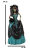 Day of The Dead Gothic Skeleton Bride In Evening Gown Statue Love Never Dies