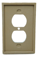 Rustic Evergreen Pine Trees Forest 2-Pack Double Receptacle Outlet Wall Plate