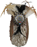Ebros Rustic Southwestern Indian Dreamcatcher Eagle Feather Figurine Floral Vase