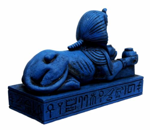Ancient Egpytian Pharaoh Amenhotep III Sphinx Lion Body Decorative Figurine