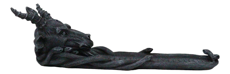 Samael Lilith Sabbatic Goat Baphomet Pentagram Sigil Incense Burner Figurine