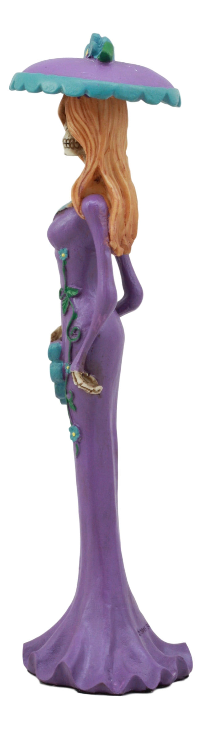 Ebros Steampunk Aristocrat Lady In Purple Skeleton Statue Day Of The Dead Baroness