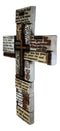 Large Inspirational Strength Faith Love Hope Christian Bible Verses Wall Cross