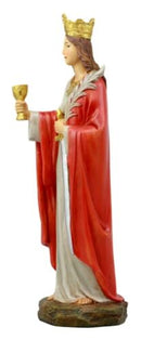 Ebros Catholic Church Holy Great Martyr Patron Saint Barbara Figurine 12"H