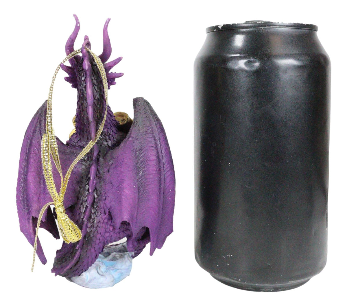 Holiday Festive Spirit Tree Lights Purple Dragon Christmas Hanging Ornament