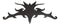 Ebros Large 34" Wide Goat of Mendes Baphomet Head with Pentagram Star and Hell Fire Wings Wall Decor Plaque Entrance Overdoor Pediment Door Hanger 3D Wall Art Horned God