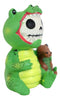Furrybones Chomper Crocodile Alligator Skeleton Monster Figurine Furry Bones