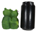 Romantic Frog Couple Sitting Side by Side Bracket Mantelpiece Ledge Shelf Sitter