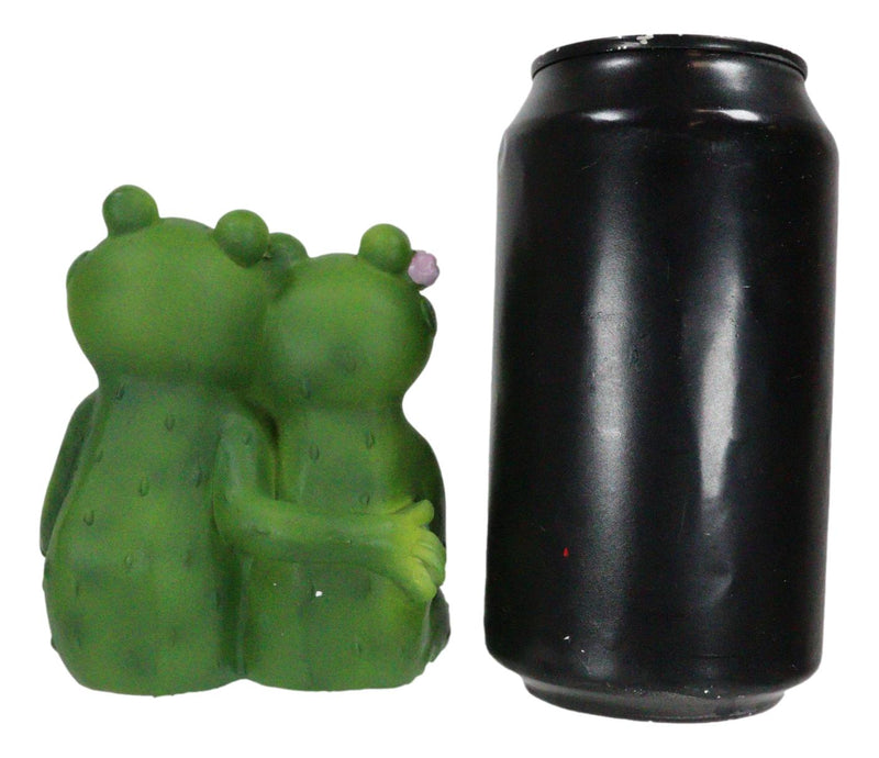 Romantic Frog Couple Sitting Side by Side Bracket Mantelpiece Ledge Shelf Sitter