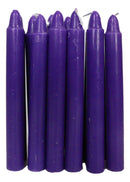 Purple Rich Prosperity Pack of 12 Wicca Occult Witch Ritual Spell Chime Candles
